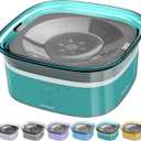 UPSKY 70oz Dog Water Bowl 2L No Spill Dog Bowl Large Capacity Spill Proof Slow Water Feeder, No Splash Dog Bowl Pet Water Dispenser Vehicle Carried Travel Slow Drinking Bowl for Messy Drinkers, Cats