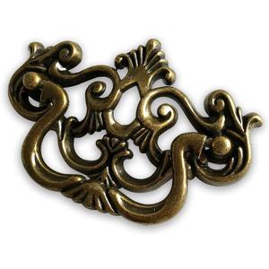 2-Pack 3" C-C Bail Drawer Pull Drop Dresser Pull Antique Bronze Swing Drawer Handle Vintage Style 3 Inches Hole Spacing 76mm (2)