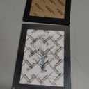 PECULA 2 Pack 5x7 Picture Frame, Black Picture Frame for Wall and Tabletop Display, Resistant Plastic Photo with Clear Plexiglass for Vertical or Horizontal Display