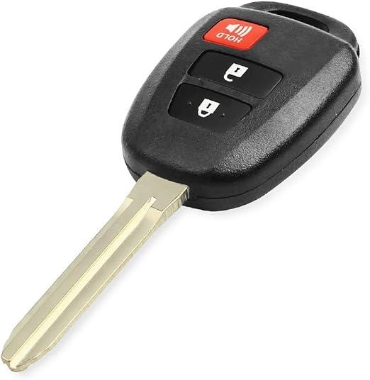 Key Fob Replacement Keyless Entry Car Key for Toyota Corolla 2014-2019/Camry 2014-2017/Tacoma 2016-2018, HYQ12BDM