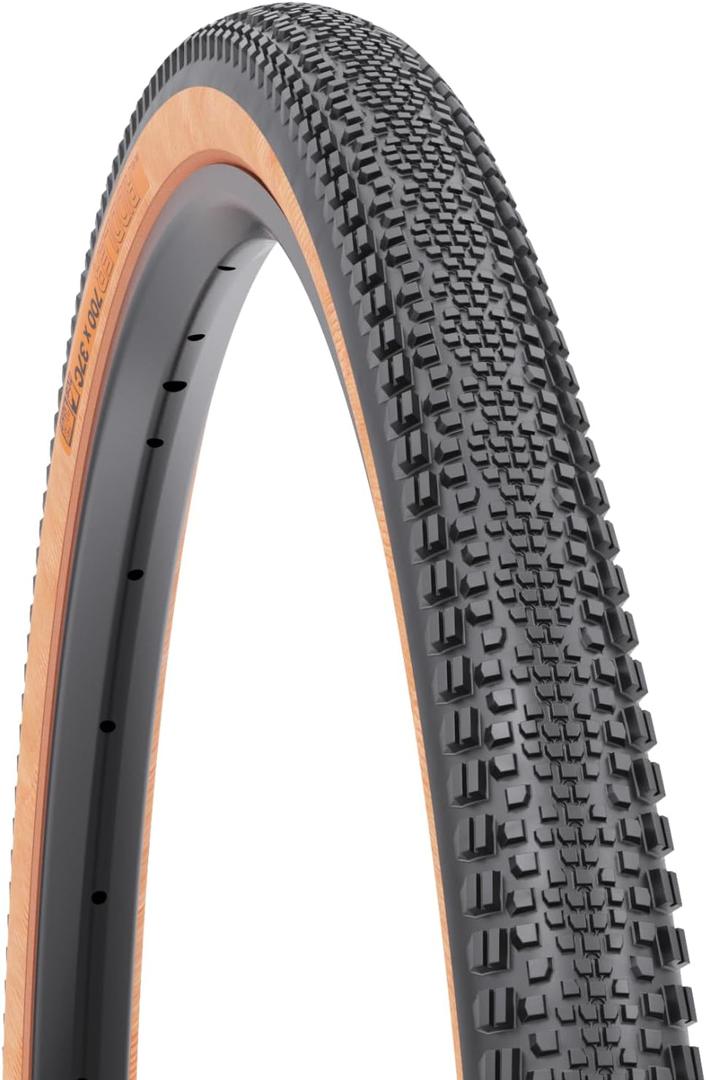 WTB Riddler 700 x 37 Gravel Bike Tire, Tubeless Ready Folding Bead, Lightweight Fast Rolling, 60tpi, Iconic Tan Sidewall, Dual DNA for Adventure Rides