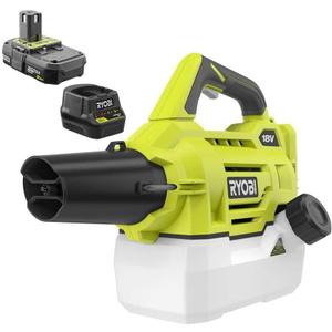 RYOBI ONEAND 18V Cordless Battery FOGGER/Mister with 2.0 AH Battery and Charger P2850