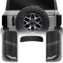 Tail Light Covers & 3rd Brake Light Cover for Bronco 2021+ Badlands/Outer Banks/Wildtrak/Heritage Limited/Everglades 2/4 Doors(Only LED Light), Not for Base/Big Bend/Black Diamond/Raptor