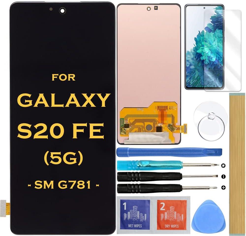 Screen Replacement LCD Display Touch Digitizer Assembly for SAMSUNG GALAXY S20 FE 5G SM-G781 G781B G781U G781F/DS 6.5"(no fingerprint)