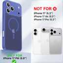 Faiono Magnetic for iPhone 17 Pro Max Case [Full Camera Protection][Military-Grade Protection][Compatible with MagSafe] Shockproof Protective Slim Phone Case for iPhone 17 Pro Max, Cobalt Blue