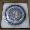 34W Modern LED Ceiling Light, 3000K-6000K Dimmable Ceiling Lighting Fixtures Ceiling Mount 4 Rings Black LED Chandelier Bedroom Lights Flush Mount with Remote for Kitchen, 2720LM