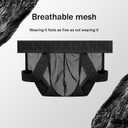 Meshal Sheer Men's Bikini Briefs Silky Smooth Sexy Seamless Lingerie See Through Bulge Ball Pouch Underwear (White, XXL)