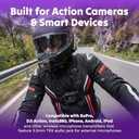Purple Panda Wired Lavalier Microphone Omnidirectional Attachable Lapel Mic Compatible with GoPro, DJI, Insta360, Tablet, iPad, DSLR, Camera, Ideal for Social Media Content Creators
