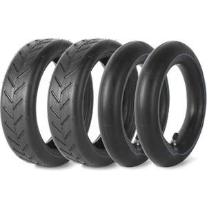 AR-PRO (2-Sets) 8.5"x2 Scooter Tire and Inner Tubes, 50/75-6.1 Pneumatic Replacement Wheels with Straight Valve, Compatible with Gotrax GXL V2, Xiaomi M365 & Pro Electric Scooters