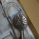 UCLIMAA Rainfall Shower Head with Handheld Shower Spray, with 26" Drill Free Adjustable Height Slider Bar, High Pressure Dual Shower Head Combo, 3-Way Diverter for Easy Reach, 5Ft Hose-Brushed Nickel