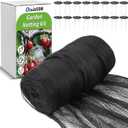 Garden Mesh Netting 28x30 FT - Heavy Duty Bird Net, Mesh Pest Barrier Reusable Ultra Fine Deer Fence Netting Crops Row Cover Raised Bed Protect Fruits Flower Vegetables from Bird Deer Squirrel