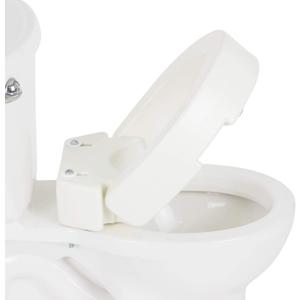 Vive Raised Toilet Seat (Standard - Adds 3.5 Inches) - Elevated Toilet Seat Riser & Extender for Seniors - High Rise Toilet Extension for Elderly - Commode Toilet Booster for Adults - FSA/HSA Eligible