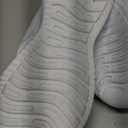 Feethit Womens Slip On Running Shoes Non Slip Walking Shoes Lightweight Gym Workout Shoes Breathable Fashion Sneakers All White Size 39.5