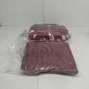 Bedsure Queen Comforter Set - 7 Pieces Floral Burgundy Soft Bedding Sets, Queen Bed in a Bag with Botanical Flowers Comforter, Sheets, Pillowcases & Shams