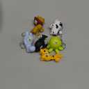 Kenning 6 Pieces Animal Flashlight Keychain Mini Pediatric Nurse Flashlight Badge Reel Pediatric Pen Lights Keychain for Nursing Staff Urgent Care