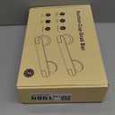 2 Pack Grab Bars for Bathtubs and Showers, 11 Inch Bathroom Safety Grip No Drilling & Waterproof, 230lbs Heavy Duty Shower Handle Removable Bath Handrails for Seniors and Elderly, Black