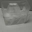 Set Of 2 Storage Organizer Bins Wall Mounted Shower Basket, Shower Caddy Stackable Clear Plastic Makeup Organizer Adhesive Hanging Bin for Bathroom, Kitchen, Cabinet, Pantry, BPA Free, Clear