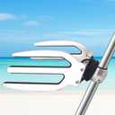 Mojiate Made Wakeboard Rack, Polished Aluminum Wakeboarding Tower Holder, Adjustable Angle Base to Level with Boat (M8303)