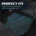 Floor Mats & Cargo Liner for 2018 2019 2020 2021 2022 2023 2024 Toyota Camry (FWD Only, Not for Hybrid) All Weather Protection TPE Rubber Full Set Floor Liners & Trunk Mat 2024 Camry Accessories