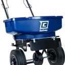 Chapin 88000A Spreader, Salt, Ice Melt, 80Lbs, SaltPro, Walk Behind, Residential, Broadcast, Spiked Auger, Adjustable Baffles, 10" Tires, Coated Steel Frame, Enclosed Gears, Weather-Resistant