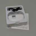 Automatic Nail Clipper Electric Nail Trimmer Polisher 3 in 1 Portable Fingernail Cutter with Light 2 Speeds File Nail Clip Storage Rechargeable Safety Trimmer for Seniors Adults Kids Baby (White)