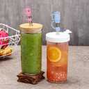 2 x 6PCS Straw Cover, 10mm Straw Covers Cap for Stanley Cup 30&40 Oz Silicone Cute Large Straw Topper Straw Tips Cover Protector Plugs for Stanley Tumblers for Stanley Cup Accessories