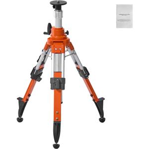 Happybuy Laser Level Tripod Stand, 5/8"-11 Thread Mount, 27.16-67.71 inch Height Adjustment Heavy Duty Survey Tripod, with Level Bubble & Diffusion Limiter, Liftable Non-Skid Feet for Construction