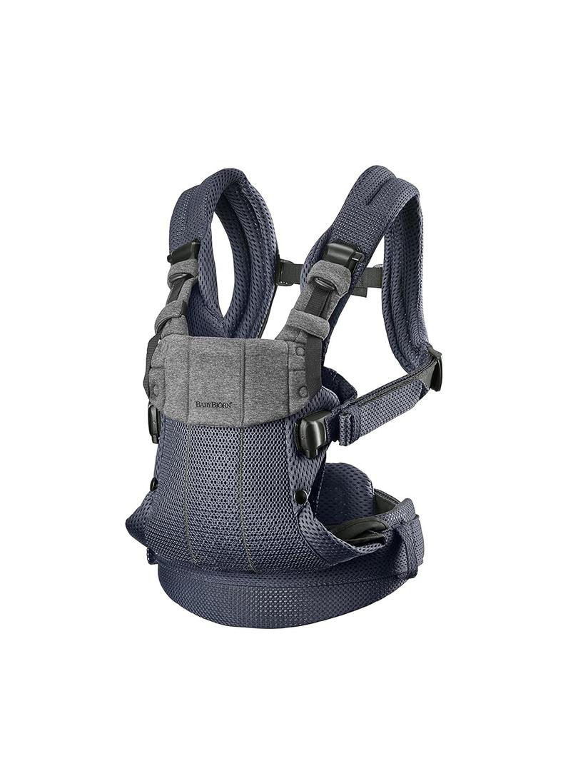 BabyBjrn Baby Carrier Harmony, Anthracite, 3D Mesh | 3-in-1 Ergonomic Baby Carrier; Newborn, Facing-In, Outward-Facing, and Back Carrying Positions Supported (7-40 lbs), Newborn to Toddler