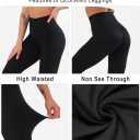 3 Pack High Waisted Leggings for Women No See Through Yoga Pants Tummy Control Leggings for Workout Running Buttery Soft (Gray, XL)