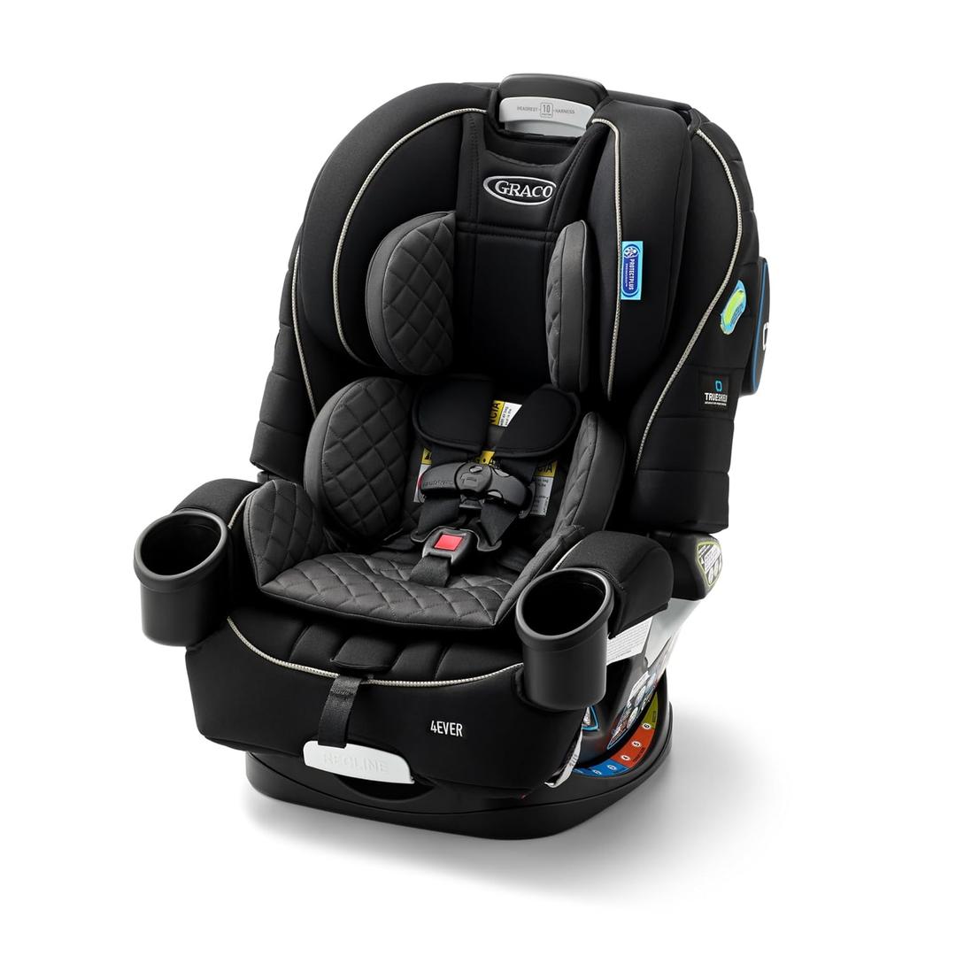 Graco 4Ever 4 in 1 Car Seat, Featuring TrueShield Side Impact Technology, Adjustable Harness System, Ideal for Newborns, Infants, Toddlers & Kids MFD: 07/18/2025