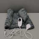 Deepsoon Heating Pad,Electric Heating Pads for Back,Neck,Moist Heating Pad for Abdomen Shoulder Knee Legs,Dry/Moist Heat&Auto Shut Off,Mother's Day Birthday for Men and Women,Dark Gray,24x12 Inch