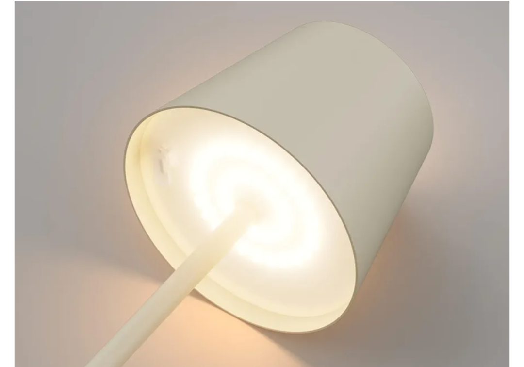 2-Pack LED Cordless Table Lamp with Rechargeable Battery, 3W 5500mAh, Stepless Dimming, Modern Portable Design for Restaurant, Dinner, Bedroom, Outdoor Use, IP54 Waterproof