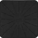 Lazy K Induction Cooktop Mat - Silicone Fiberglass Scratch Protector - for Magnetic Stove - Non slip Pads to Prevent Pots from Sliding during Cooking - Square (9inches) Black