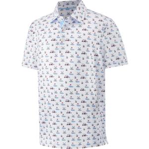 Golf Shirts for Boys Short Sleeve Moisture Wicking Dry Fit Performance Kids Youth Sport Funny Print Boy Polo Shirts (XL)