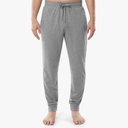 Fruit of the Loom Men's Jersey Knit Jogger Sleep Pant, Grey Heather, S