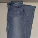 Koinshha Womens High Waisted Jeans Flare Stretch Boyfriend Casual Bootcut Denim Pants Tall Size 8 A Dark Blue