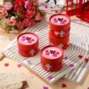 Eersida 24 Pcs Inspirational Valentine Prayer Box Craft Kit Religious Crafts Valentine's Day DIY Handmade Box for Sunday Art Activities