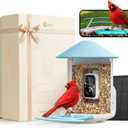 Birdfy Bird Feeder with 2K AI Camera, Solar Powered, Trending Gift Idea for Mom, Dad & Bird-Lover, Wireless Smart Birdwatching with Auto-Record Videos & Notify, Great for Backyard & Outdoor Use