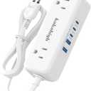 US to Japan Adapter, 2 Prong Extension Cord 3 FT with Flat Plug, 15A | Type A Travel Adaptor for USA to Japanese Tokyo Canada Mexico Philippines Peru China Colombia