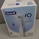 Oral-B iO Deep Clean Rechargeable Electric Powered Toothbrush, White with iO Series 3 Limited, 2 Brush Heads and Travel Case - Pressure Sensor to Protect Gums - 3 Cleaning Settings - 2 Minute Timer (1 Count (Pack of 1))