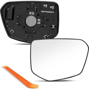 Passenger Side Mirror Replacement for Honda Civic 2016 2017 2018 2019 2020 2021, Honda Envix 2018-2022, Honda Crider 2019-2022 - Right Side Mirror Glass, Chrome, Power Heated
