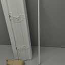 Lotus & Windoware Cordless, 2 Inch Faux Wood Blind, 34" Wide x 60" Long, Window Blinds, Blinds & Shades, Blinds for Indoor Windows, Embossed, Bright White