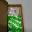 BOHON St Patricks Day Decorations Shamrocks String Lights Battery Operated with Remote 10 ft 40 LEDs Lucky Clover Green Lights for Bedroom Party Feast of Saint St. Patrick's Day Decoration