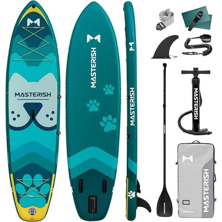 Inflatable Stand Up Paddle Boards with Premium SUP Paddle Board Accessories，10'8'' Paddle Boards Water Ripple Design,Wide Stable Non-Slip Comfort Deck for Adult & Youth