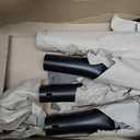 Parking Sign Post 48" Heavy Duty Cast Iron Parking Signs Stand, Movable Sign Stand for Hanging Signs, Black (2 Packs, 15pounds)