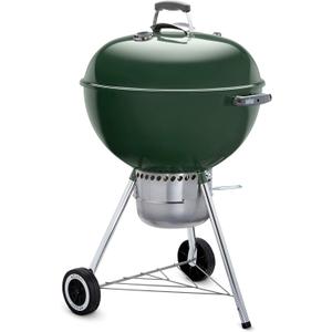 Weber Original Kettle Premium Charcoal Grill for Outdoor Cooking and Barbecue, 22-Inch, Green