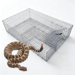 DSQSMR Snake Trap Cage Humane Snake Catcher All Kinds of Snakes -Reusable