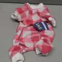 SCENEREAL Dog Pajamas for Large Sized Dogs Female - Soft, Warm Puppy Sweater Clothes, Holiday Onesie Outfits for Doggie Fall Winter Thanksgiving Christmas - Dog Jammies Pjs Indoor Outdoor, Pink