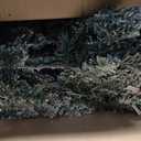 4 ft Prelit Flocked Christmas Tree with Pine Cones & 150 UL Lights, Snow Frosted Artificial Christmas Tree with Auto Hinged Stand for Holiday Decor