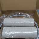 Drum Lampshade Set of 2, Lamp Shade for Table Lamps Floor Lamp, 13" Top X 13" Bottom X 10" High Large Lamp Shades, Modern Fabric Lampshades, Easy Assembly Replacement Lamp Shades Spider Fitter(Beige)